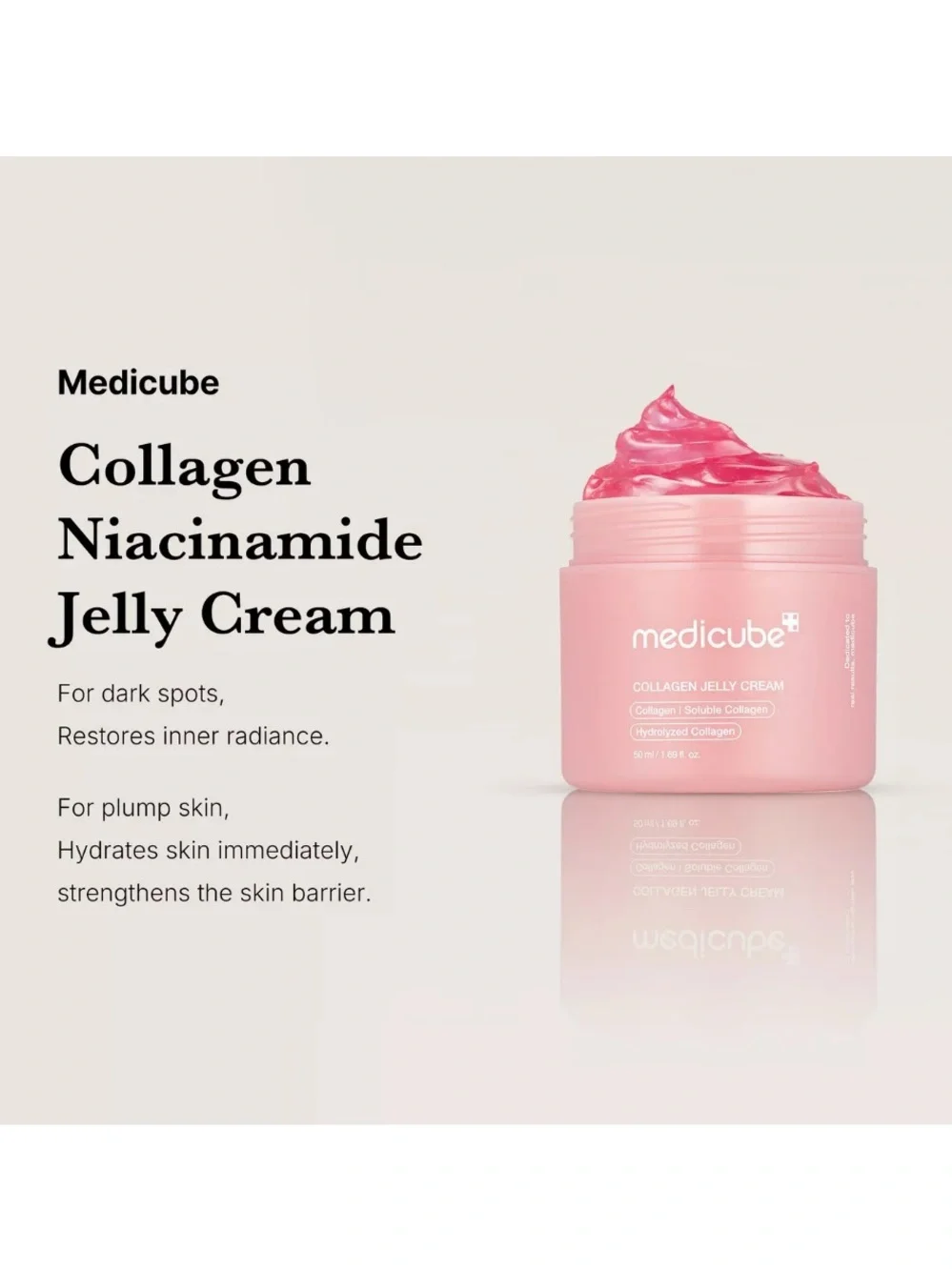 Medicube Collagen Jelly Cream — Hydrating Pink Moisturizer